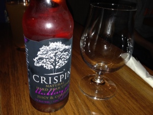 Crispin blackberry, pear cider